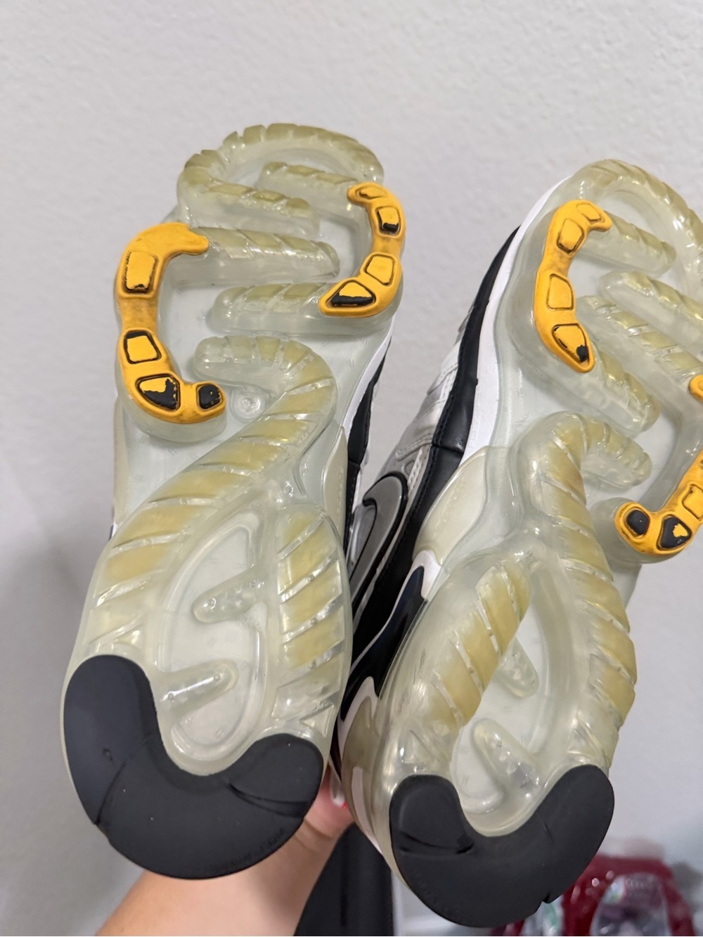 Nike Air VaporMax White Black Accent Sneakers - Picture 9 of 9